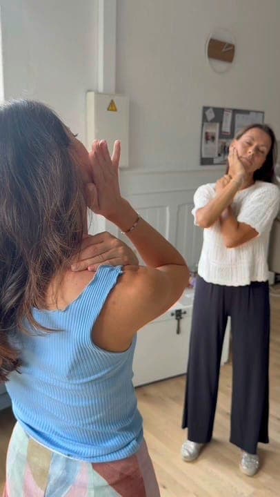 Bewegungsabfolge zur Stressreduktion